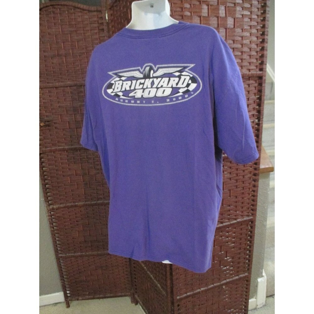 Vintage 2000 Puma NASCAR Brickyard 400 T Shirt Mens XL Auto Car Racing Y2K